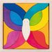 GOKI Puzzelmozaïek - Vlinder - Houten Legpuzzel - 15 Delen - 17x17x3 cm