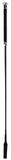 Covalliero Kerbl Springzweep zwart 65 cm met kunstlederen handvat en mepper