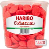 Haribo Primavera Schuim Aardbeien - 3 x 150 stuks - Voordeelverpakking