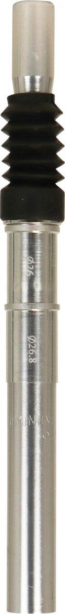 Dresco Zadelpen 300 X 25,4 - 26,8 Mm Aluminium Zilver