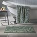 Dreams & Drapes Sandringham Badmat, 100% katoen, 50 x 80 cm, staal/salie