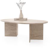 Merkloos Asir - Salontafel - Travertijn - 144,5 x 89,5 x 8