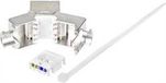 Renkforce CAT 6A RJ45-inbouwmodule Afgeschermde behuizing Keystone