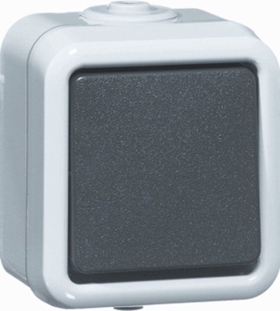 Honeywell Peha Opbouw Wisselschakelaar Grijs