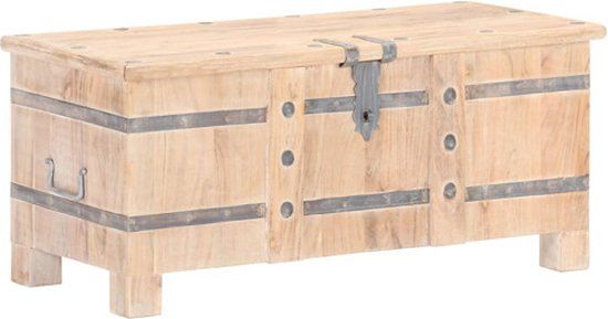 vidaXL Opbergkist 90x40x40 cm massief acaciahout
