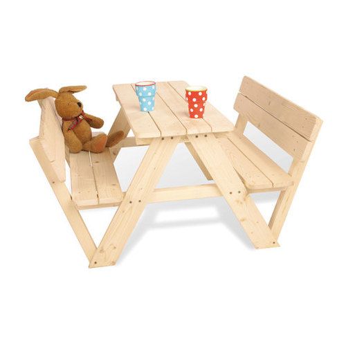 Pinolino Kinderpicknicktafel Nicki - Hout - 4 personen