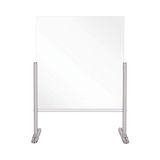 Bi-Office Teller en bureau Transparant glaspaneel, 65 x 85 x 42,5 cm