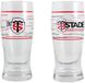 La Plume Dorée Bedrukt bierglas Stade Toulousain (x2)