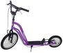 Hurricane Trottinette à pneus gonflables 16/12 pouces, violet