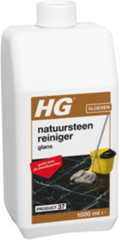 HG Natuursteenreiniger Glans - 6 x 1 liter - Voordeelverpakking