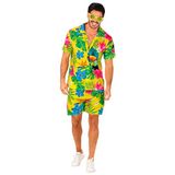 WIDMANN Finidi Zomer party set Toekan Heren XXL Geel Polyester
