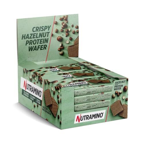 Nutramino Protein Wafers Hazelnootchocolade (12 x 39 g)