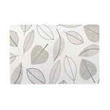 Douceur d'intérieur Placemat (30 x 45 cm) bladerblad zwart, PVC bedrukt