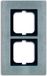 Busch-Jaeger ABB Busch-Jaeger Carat Afdekraam schakelmateriaal, metaal, rechthoek, 10.70 cm x 10.70 cm x 10.70 cm