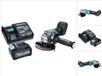 Makita GA 016 GM1 accu haakse slijper 40 V max. 125 mm borstelloos XGT + 1x accu 4,0 Ah + oplader