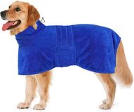 Merkloos / Sans marque Bol Microvezel Hondenbadjas XL Blauw