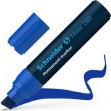 Schneider Schrijfwaren Schneider permanent marker - Maxx 280 - beitelpunt - blauw