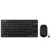 Perixx PERIDUO-712 toetsenbord en muis, klein, draadloos, 2,4G voor Windows, stille toetsen, mini-design, Italiaans QWERTY, zwart