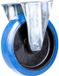 Tarsus Bokwiel 160 mm - Kogellager - 240 kg - Blauw - Slijtvast Rubber