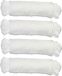 AMIG Touw - 4x - 20 meter - D4mm - nylon - wit - waslijn - tuin