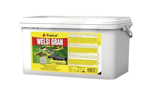 Tropical Welsi Gran Granulaat voor bodemetende siervissen, per stuk verpakt (1 x 5 l)