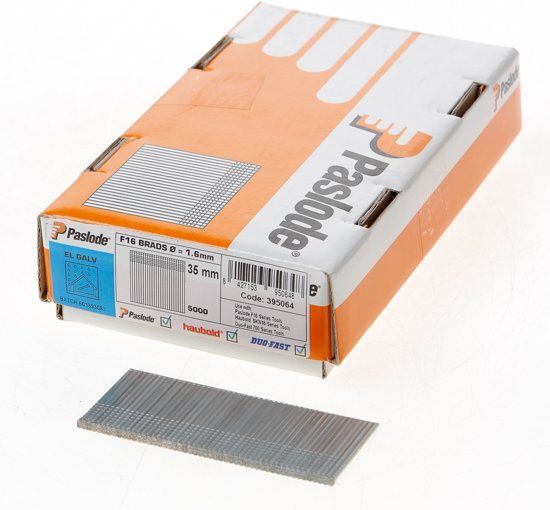 Paslode afwerknagel F16 x 35 verzinkt 395064 - 5000 Stuks