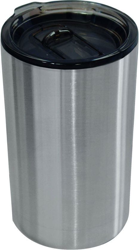 Zak!Designs Mono Drinkbeker - Dubbelwandig - 290 ml - Zilverkleurig zilver