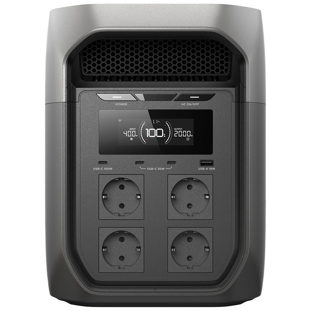 EcoFlow DELTA 3 Max Draagbaar Oplaadstation | 2048 Wh | LiFePO4