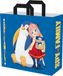 Konix Spy x Family boodschappentas 40 x 45 x 20 cm, gerecycled materiaal, Anya en Fluffy Puffy, blauw