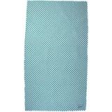 Tropesa Serviette de plage 160 x 90 cm, vert/blanc à carreaux