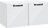vidaXL Wandmontage TV-kast Wit 59,5 x 31 x 30 cm Bewerkt hout