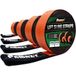 2 Avondmaal 2 STKS 2"x3FT & 2 STKS 2"x7FT Avondmaal Stevige Lift Sling Bandjes, 18000LB Capaciteit Heavy Duty Oog-Oog Nylon Band voor Takel, 2-laags Polyester Rigging Bandjes, Tree Saver Recovery Straps Web