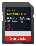 SanDisk Extreme PRO 2 TB SDXC UHS-I Class 10 - 250MB/s