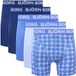 Björn Borg Bjorn Borg Boxers Cotton Stretch 5-Pack Multicolour - Maat M - Heren - Boxershorts