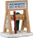 Lemax Ski Rack Sign