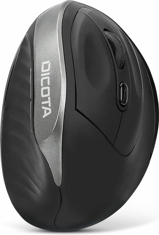 Dicota D31981 Muis Gamen Rechtshandig Bluetooth 1600 DPI Zwart