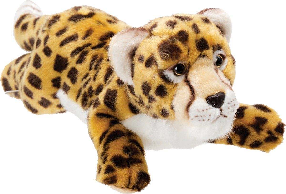 Suki Gifts Pluche knuffel dieren Cheetah/Jachtluipaard 30 cm