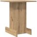 Table d'appoint artisanale en chêne 44,5 x 45 x 55 cm