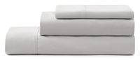 UGG 11793 Alahna 3-delige beddengoedset met kussenslopen, machinewasbaar, diepe zakken, kreukvrij, ademend, comfortabel, zijdeachtig, verfrissend, steenkleurig