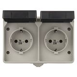 EMOS A1396.1 DOUBLE DOSE IP44 SCHUKO, 250 V
