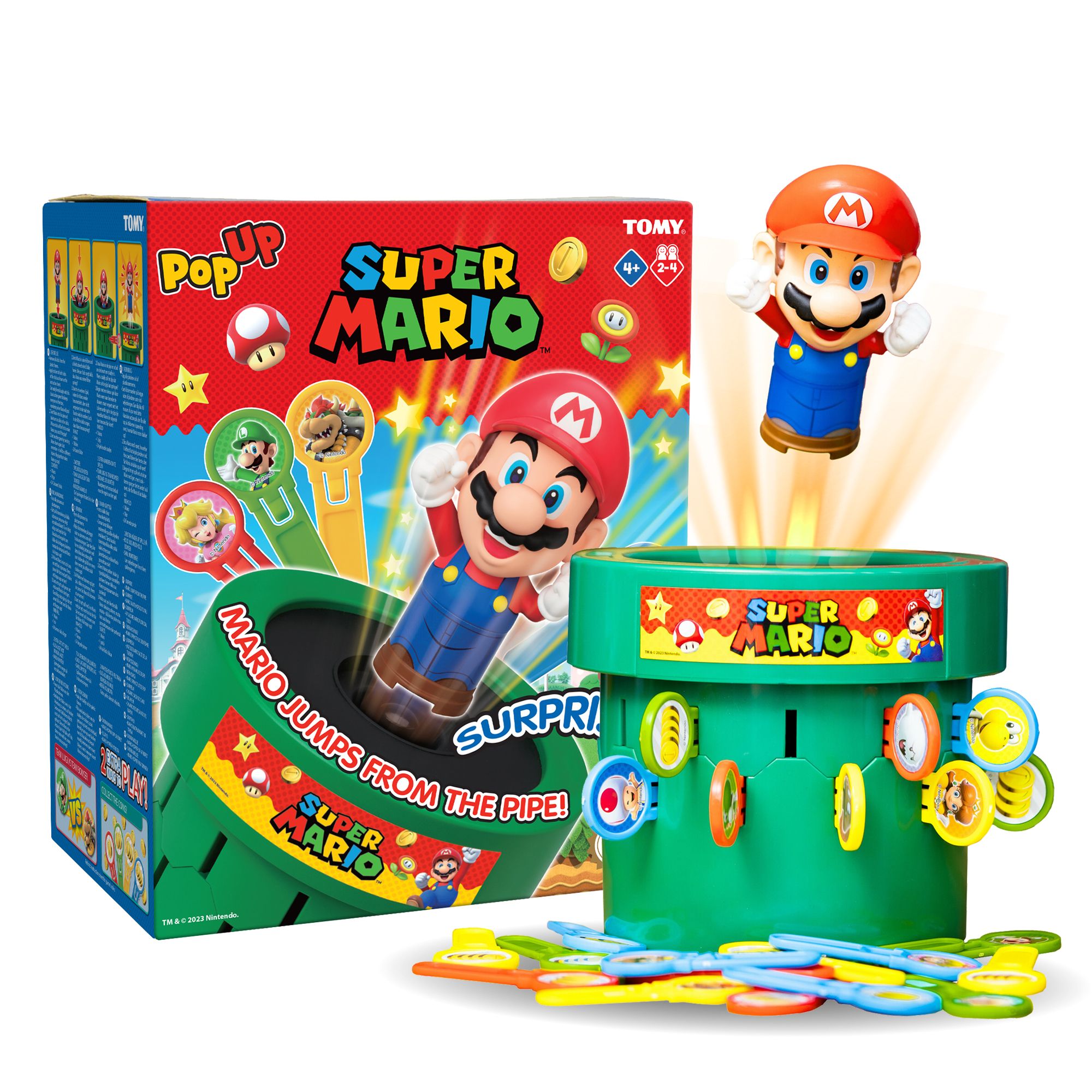 Tomy Pop Up Mario - Bordspel - Meerkleurig - Vanaf 4 jaar