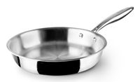 Ibili Poêle multifonctionnelle Triply Natural Ronde Acier inoxydable 22 cm