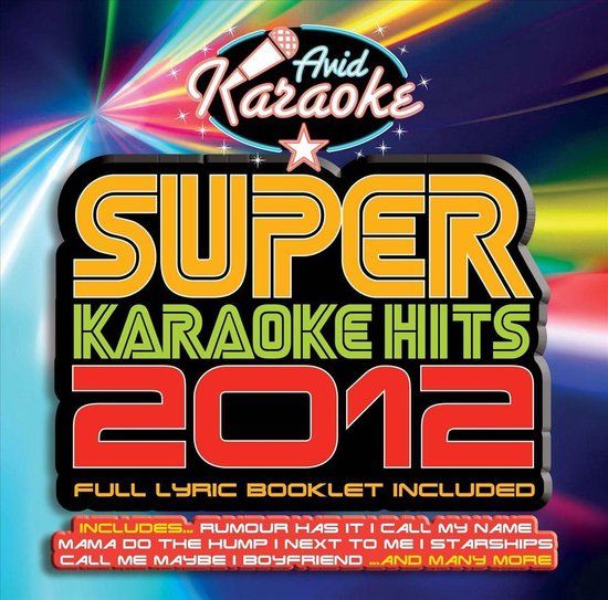 Super Avid Records Ltd. Super Karaoke Hits 2012 CD