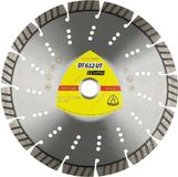 Klingspor 334047 DT 612 UT Supra Diamanten doorslijpschijf Diameter 230 mm Boordiameter 22.23 mm