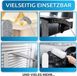 Dust It Long, essuie-poussière extensible, lavable, avec surface de nettoyage en microfibre, grand ensemble, extensible jusqu'à 2,45 mètres