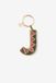 Sissy-Boy - Donkergroene bag charm letter J