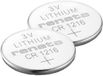 Renata - Knoopcel batterijen - CR1216 - Lithium - 3V - 2 stuks
