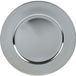 Kaemingk decoratiebord zilver rond 33 cm kunststof