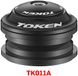 Token ZS44 Serie - Semi-geïntegreerde Stuurset - Hoogwaardige Lager - 1-1/8” - Black