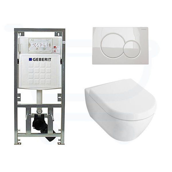 Villeroy & Boch Subway 2.0 Inbouwset met Wandcloset - Wit - SW1106